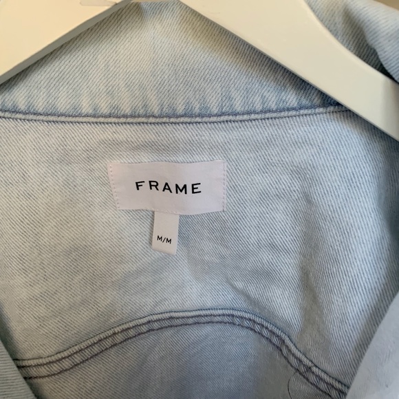 FRAME Ultra Crop Denim Jacket - Picture 10 of 14